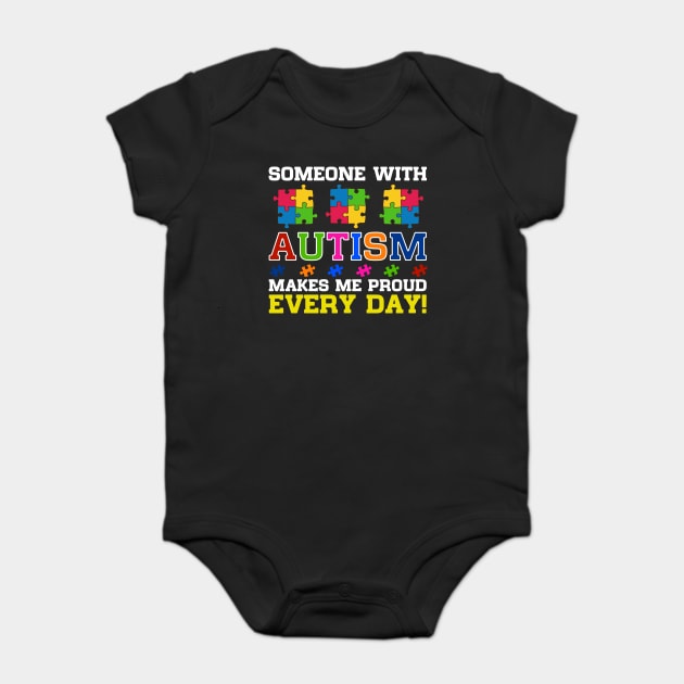 Autism Awareness Design Gift for Autistic Kids Awareness design Baby Bodysuit by creative